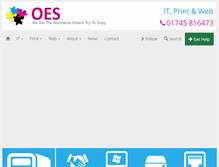 Tablet Screenshot of oes-uk.com